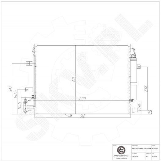 Land Rover Range Rover III A/C-Trockner LR022744