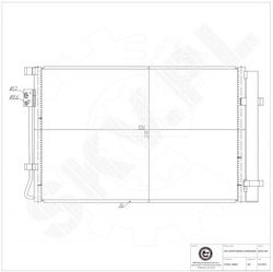 Condensator Climatizare Kia Rio Iv Stonic Dezumidificator 97606h8050