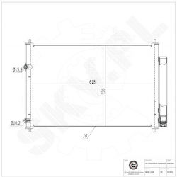 Кондензатор Климатик Toyota Auris Avensis Corolla A/C Изсушител 8845012280