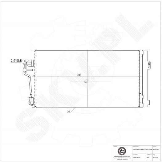 Klimakompressor Mercedes Viano Vito A/C-Trockner A6398350070