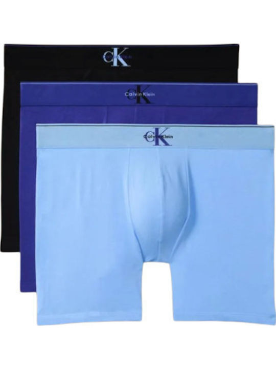 Calvin Klein Men's Boxers Black Blue Light Blue...