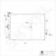 Air Conditioning Condenser Renault Clio III Modus A/C Dryer 8200443897
