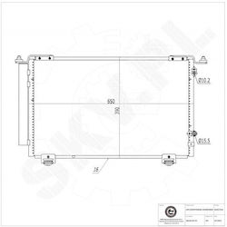 Συμπυκνωτής Κλιματισμού Toyota Avensis Αφυγραντήρα 8845005120