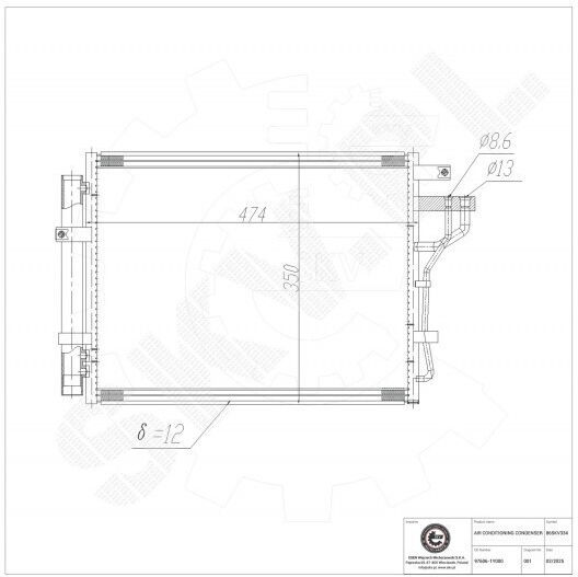 Klimakompressor Kia Picanto II A/C-Trockner 976061Y000