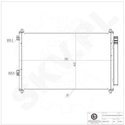Συμπυκνωτής Κλιματισμού Toyota Rav 4 Iii Αφυγραντήρα 8846042100