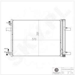 Συμπυκνωτής Κλιματισμού Chevrolet Cruze Orlando Opel Astra J 1850136