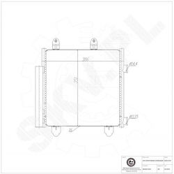 Συμπυκνωτής Κλιματισμού Citroën C1 Ii Peugeot 108 Toyota Aygo 88450yv020