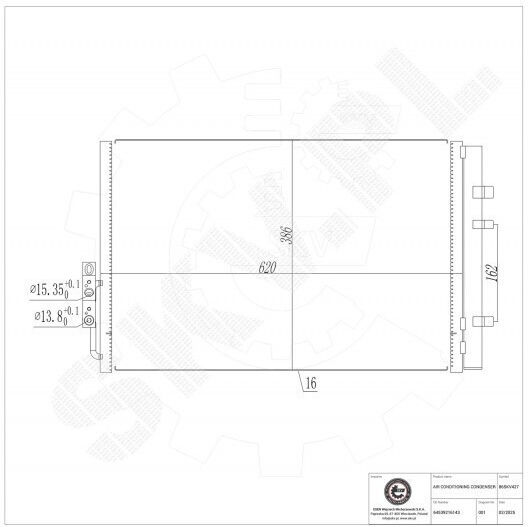 Klimakompressor Bmw X3 X4 A/C-Trockner 64539216143