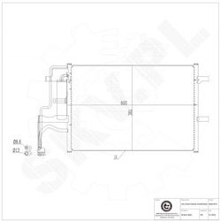 Кондензатор Климатик Mazda 3 5 Bp4k61480c