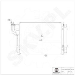 Συμπυκνωτής Κλιματισμού Hyundai Ix20 Kia Venga 976061p000