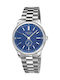 Gucci Men's Automatic Watch with Silver Metal Bracelet
