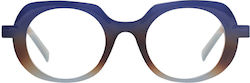 Oceanides Eyewear Reading Glasses +2.00 In Blue Colour