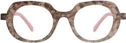Oceanides Eyewear Lesebrillen +1.50 in Rosa Farbe