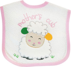 Baby Tone Mother’s Pink Cub Σαλιάρα από 100% Βαμβάκι με Αυτοκόλλητο Mother’s Pink Cub