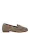 Δερμάτινα Γυναικεία Loafers σε Καφέ Χρώμα