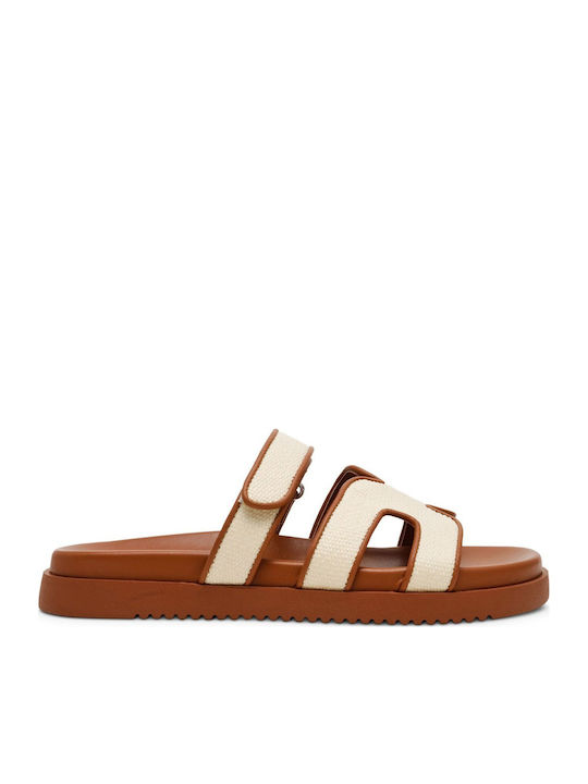 Steve Madden Missile Leather Women's Flat Sanda...