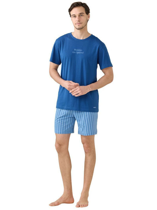 Noidinotte Summer Men's Pyjama Blue