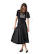 Midi Skirt Black