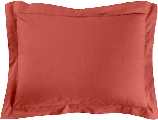 L-c Lina Σετ Μαξιλαροθήκες Oxford Terracotta 50x70εκ.