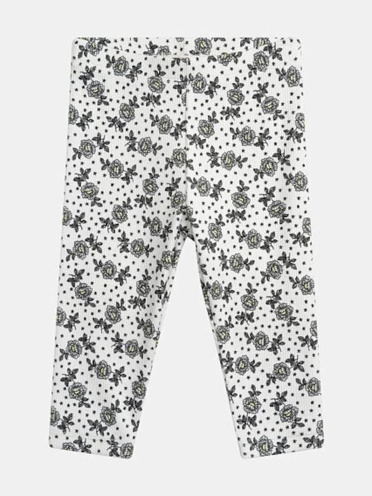 Kids Long Leggings Black Pattern