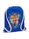 Koupakoupa Mario Galaxy Kids Bag Pouch Blue 48x40cm