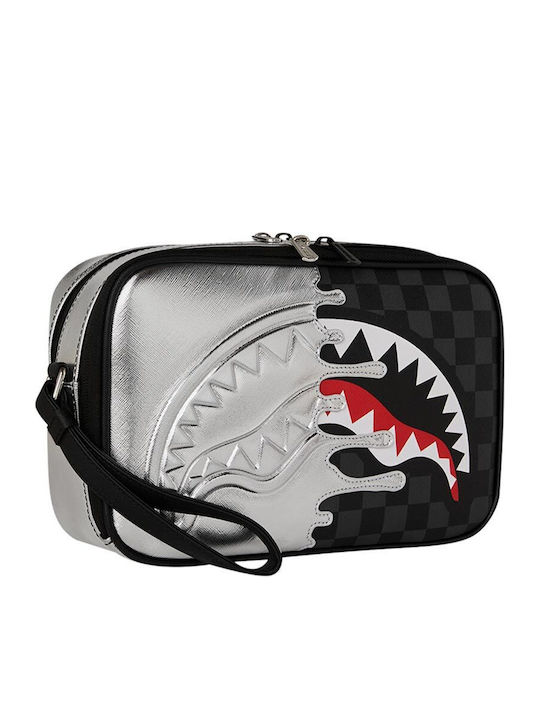 Sprayground Silver Side Drip Toiletry Brick 910b8928nsz