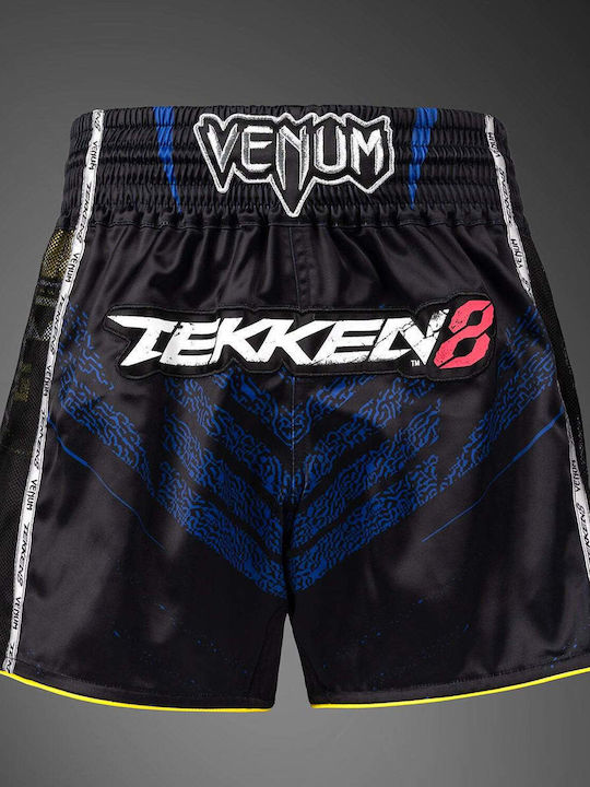 Σορτσάκια Venum X Tekken 8 Muay Thai Shorts King Black Yellow
