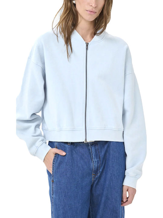 My Essential Wardrobe Lange Sweatshirt Für Damen Hellblau