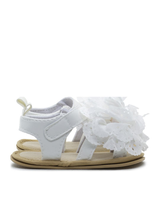 Childrenland Baby Soft-Sole Sandals White
