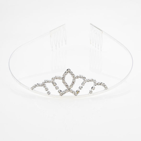 Elegant Silver Tiara Rhinestones Formal Appearances-1