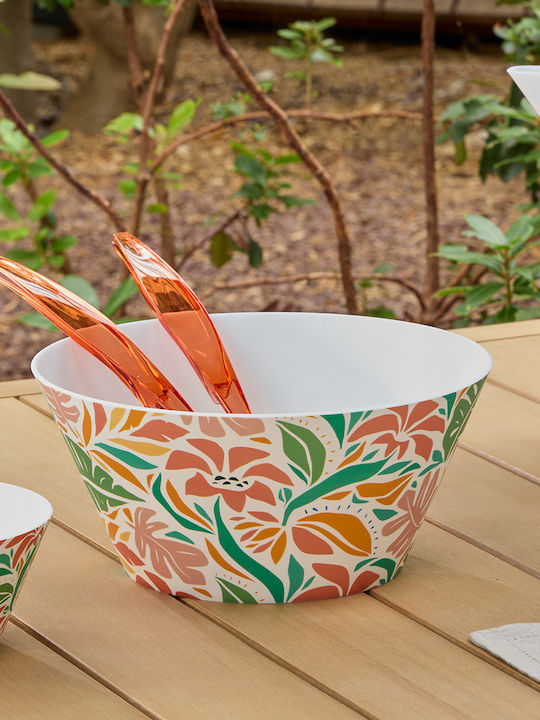 5Five Bol Pentru Salate Din Plastic Multicolor 24x24x11cm