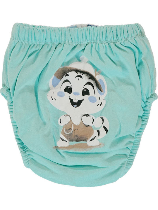 Poopes Big Boy Kids Underwear Turquoise Panties