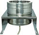 Inox Kaminrohr Bodenhalterung Doppelwandig Φ100-150