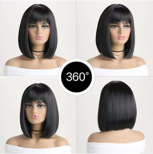 Ophelia's Dream Toys Wig Bangs – Jet Black 10wig-435c