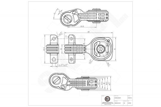Πίσω Βάση Κινητήρα Honda Civic Viii 50890snaa81
