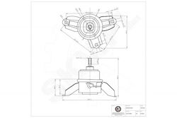 Hyundai Ix35 Kia Sportage III Right Engine Mount Cushion