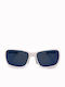 Rodenstock Unisex Γυαλιά Ηλίου με Λευκό Σκελετό και Μαύρο Φακό R3274