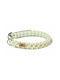 Unicord Handmade Dog Collar Flower Power Pastel Yellow Blue 23-29cm XSmall