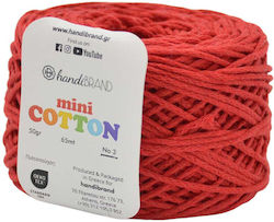 Νήμα Mini Cotton 50γρ Κόκκινο