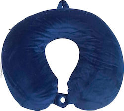 Travel Pillow Memory Foam Blue