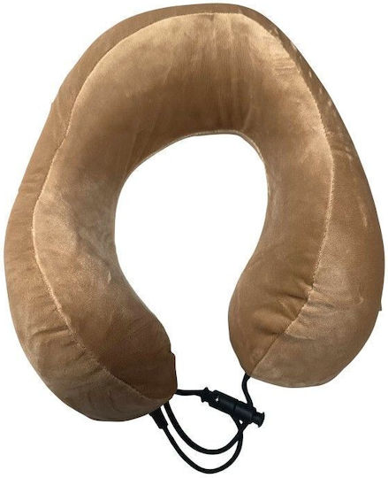 Reisekopfkissen Memory-Schaum Beige