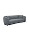 Nord Canapea Cu Trei Locuri Gri 230x96x75cm