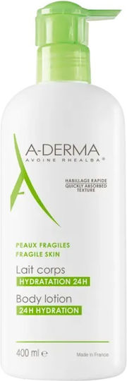 A-Derma Moisturizing Body Milk for Sensitive Skin 400ml