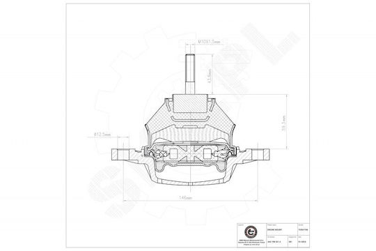 Suport Motor Audi 100 A6 Stânga 4a0199351a