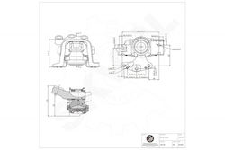 Suport Motor Dreapta Citroën C-Elysee C3 II C3 Picasso 1807GW Suport Motor Dreapta Citroën C-Elysee C3 II C3 Picasso 1807GW