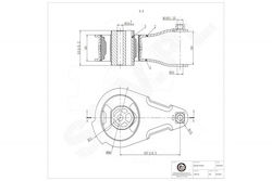 Πίσω Βάση Κινητήρα Citroen C4 Ds4 Ds5 Peugeot 3008 308 5008 Rcz 1806h0