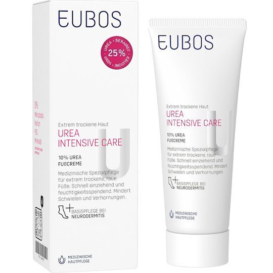 Eubos Urea Intensive Care Ενυδατική Κρέμα Ανάπλασης για Σκασμένες Φτέρνες με 10% Ουρία 125ml