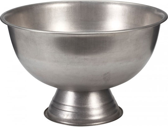 Excellent Houseware Weinkühler Inox Grau mit Maßen 39x24cm