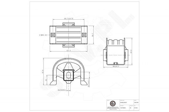 Motorhalterung Vw California T5 T6 Multivan T5 T6 Transporter T5 T6 Vorne 7h0199848d