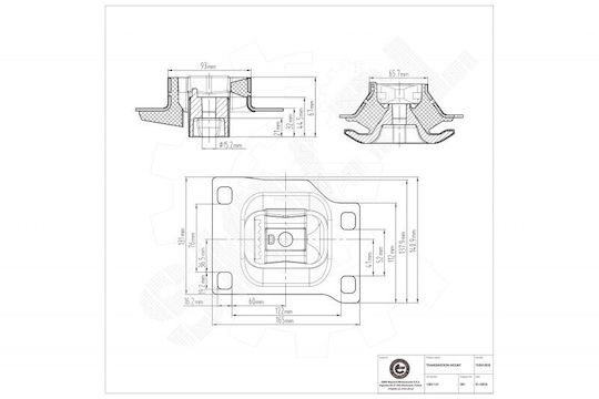 Motorhalterung Für Ford Focus I Transit Links 1061131